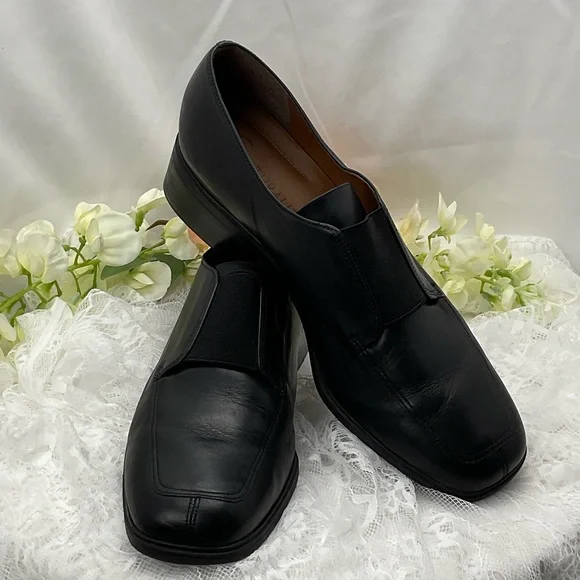 Naturalizer Woman’s Black Leather Slip-On Loafers Sz8 - Picture 6 of 10